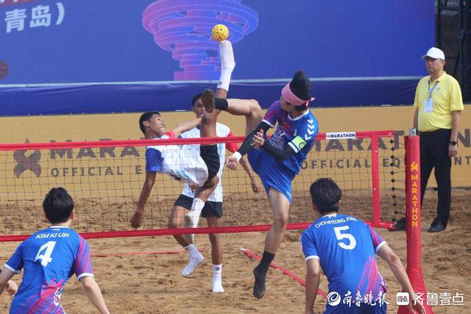 菲律宾2：1逆转韩国！2024年亚洲沙滩藤球锦标赛激情开赛(图2)