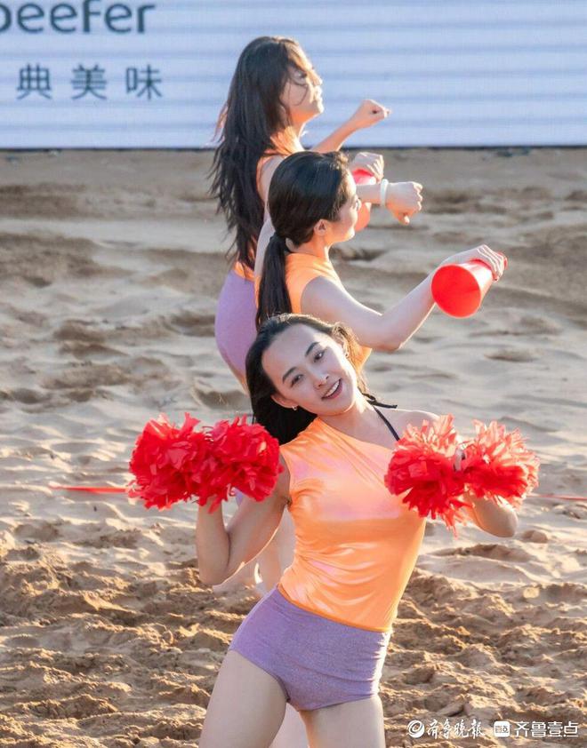 “沙滩”宝贝火辣热舞！助兴2024年亚洲沙滩藤球锦标赛(图1)