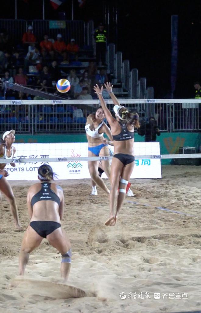 “这里的人热情生活便利！”听沙排运动员讲述在青参赛的感受(图1)