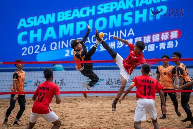 奔“藤”吧青岛！2024年亚洲沙滩藤球锦标赛（青岛）开幕(图6)