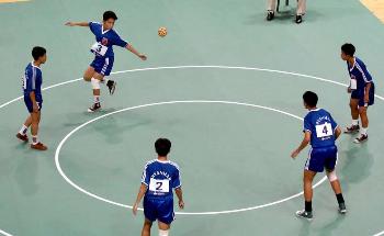 碧海蓝天下的凌空扣杀！亚沙会台克球首秀惊艳全场(图1)